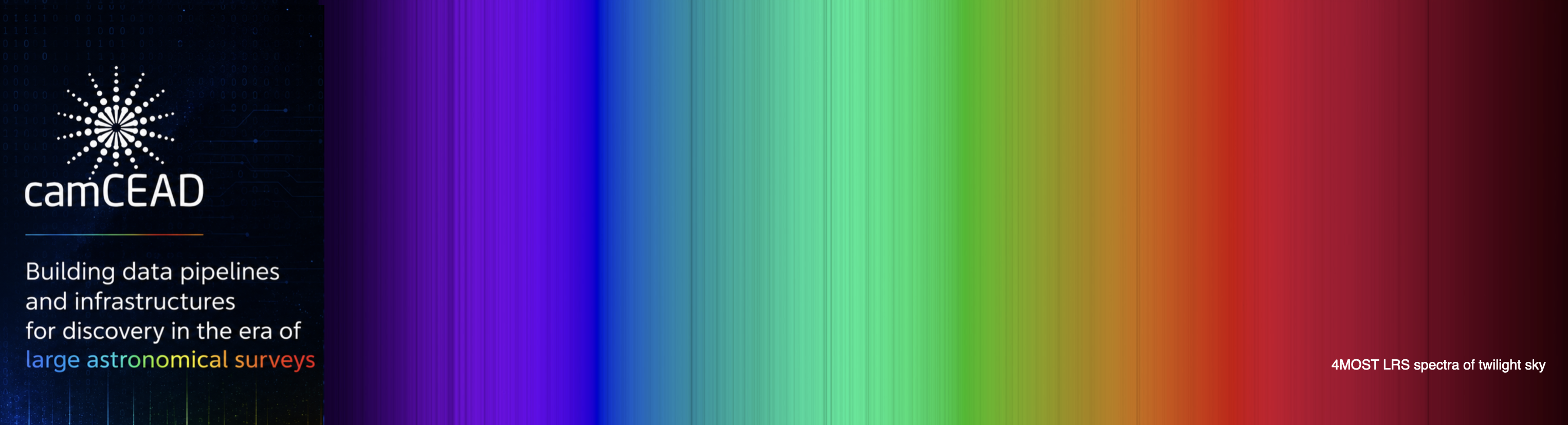 CamCEAD -- Building data pipelines and infrastructures for discovery in the era of large astronomical surveys. 4MOST LRS spectra of twilight sky.