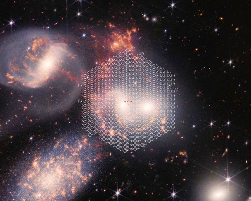 WEAVE first-light observation of Stephan's Quintet